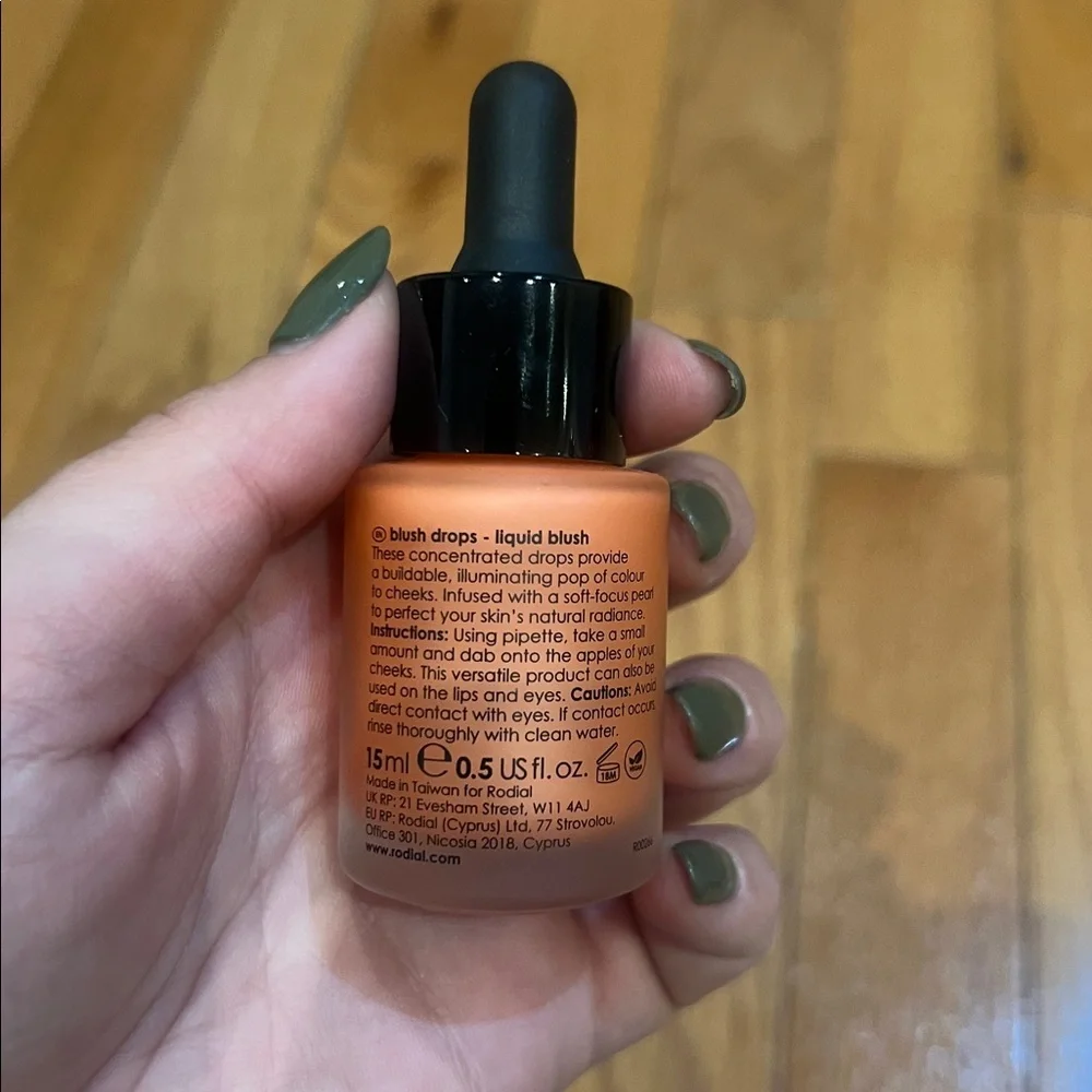 Rodial Liquid Blush Drops in Apricot Sorbet 25ml NWT NEVER USED